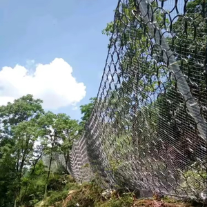 Galvanized <strong>Hexagonal</strong> Hole Shape Welded Wire Mesh Gabion Slope Protection Stone Cage <strong>Net</strong> for Retaining Wall Fence Woven Cutting - Product Image 5