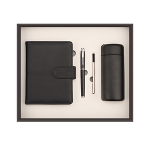 Set de Regalo Ejecutivo: Libreta de Cuero PU con Organizador, Vaso, Bolígrafo y USB para Regalos de Agradecimiento a Empleados - Product Image 6