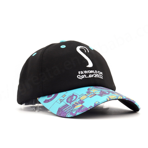 Casquette de baseball personnalisée de haute qualité avec logo brodé, casquette de sport non structurée en tissu élastique, casquette de course à pied à motif de points, unisexe - Product Image 2