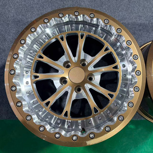 Jantes de course forgées Beadlock 5x120 Bronze Multi-rayons Tout-terrain 17-20 pouces pour <span class=keywords><strong>Chevrolet</strong></span> <span class=keywords><strong>Corvette</strong></span> C6 <span class=keywords><strong>C7</strong></span> Pontiac Trans Am - Product Image 4