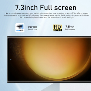S23+ Ultra Original GalaS Pantalla Grande de 7.3 Pulgadas 16GB+ 1TB Desbloqueo Facial S25 Teléfono Celular Inteligente Android <span class=keywords><strong>13</strong></span> Desbloqueado para Juegos - Product Image 4