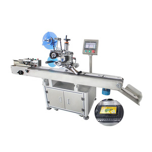 Automatic Flat Labeling Machine <strong>Labeler</strong> Plane Label <strong>Applicator</strong> for Box Card Jam Can - Product Image 2