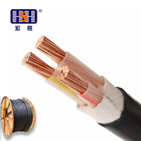 Hongsheng YJV Niederspannungs-XL-PE-Kabel 3*2,5mm Kupferleiter PVC-Ummantelung 3,5KV Stromkabel für Stromverteilungssysteme