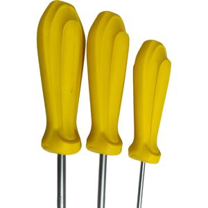 Gelber Kunststoffgriff Kreuzschlitz Industriequalität Professioneller Mehrzweck Hochwertiger Schraubendreher - Product Image 5