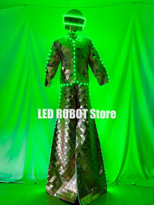 Zancos de espejo con luz LED rosa para escenario Halloween Pascua <span class=keywords><strong>Bar</strong></span> Fiestas de baile <span class=keywords><strong>Flamenco</strong></span> personalizable - Product Image 5