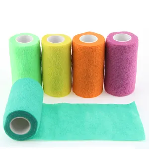 Bandage collant non tissé en polyester, bandage médical pour course de cheval, meilleure bandage pour sport