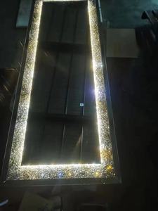 <span class=keywords><strong>Specchio</strong></span> <span class=keywords><strong>da</strong></span> <span class=keywords><strong>Terra</strong></span> Moderno Grande Personalizzabile in Colore e Dimensioni con Design Artistico in Cristallo Diamantato - Product Image 6