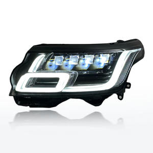 Faros Delanteros LED Modificados con Matriz de Lentes Plug and Play para Range Rover Vogue 2014-2017, Sistema de Iluminación DRL con Intermitentes - Product Image 2
