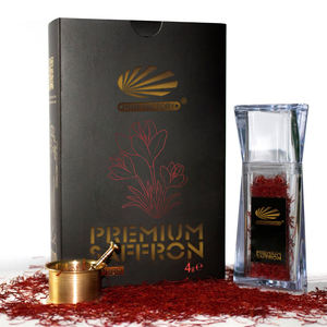 Caja de regalo de lujo Saffrongift 1 gramo de papel rígido de azafrán botella decorativa vacía caja de regalo de embalaje <span class=keywords><strong>Zafferano</strong></span> Confezione para azafrán - Product Image 4