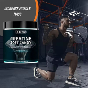 Suplemento de Preentrenamiento Deportivo con Monohidrato de Creatina de Marca Privada OEM para Energía y Fuerza Extra, Gomitas de Osito de 5000mg para Músculos - Product Image 3