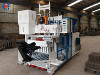 Machine mobile de fabrication de blocs de béton creux WT18-15 avec moules personnalisés