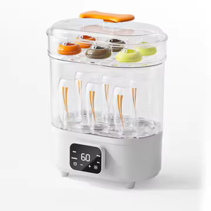 Wholesale OEM Hangjia HJ-E04 Electric <b>Baby</b> <b>Bottle</b> Steam Sterilizer Drying High Capacity 1200ml LCD Display 500W Household <b>Baby</b> - Product Image 1