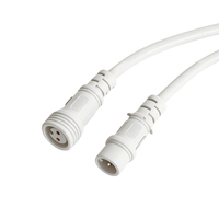 Câble d'extension étanche IP65 IP68 avec connecteur mâle-femelle pour bande LED, décoration extérieure de jardin, personnalisable