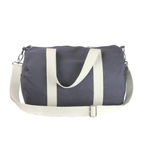 Sac de voyage en toile zippé pour femme, pliable, pour la gym, le sport, les escapades, les week-ends, les courses, sac de voyage pliable pour la nuit