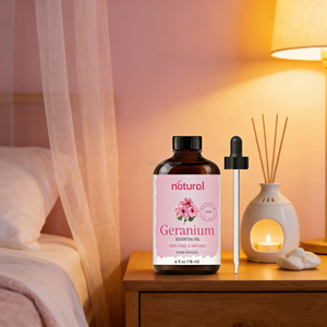 High Quality 100% Pure Rose Geranium Essential <strong>Oil</strong> Long Lasting Concentrated Natural Extract Geranium <strong>Oil</strong> for Cosmetic Skincare - Product Image 2