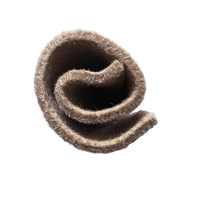 100% tapis de jute microvert hydroponiques biodégradables tissu non tissé tapis de fibre de plante aquatique de jute utilisation intérieure ou extérieure
