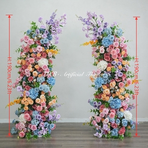 Flores Artificiales DKB al por Mayor, Decoración y Suministros para Bodas, Arco de Flores de Seda Coloridas para Festivales y Decoración de Bodas - Product Image 2