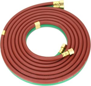 Uweld Oxygen Acetylene <strong>Hose</strong> <strong>1</strong>/4 <strong>Inch</strong> with 9/16&quot;-18 B Fittings Welding Cutting Torch Twin <strong>Hose</strong> - Product Image 2