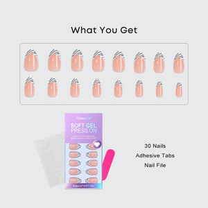Oferta Especial: 32 <span class=keywords><strong>Uñas</strong></span> Postizas de Gel ABS con Diseño de Leopardo, Forma Almendrada Corta, Alta Calidad, Cobertura Total, con Pegamento, Personalizables - Product Image 3