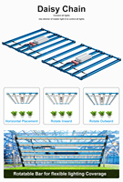 P55 UV IR élèvent la lumière LM301H / LM281B + Pro spectre complet Samsung Led plante de plantation KingBrite 480W Led élèvent la lumière