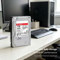 Disque dur SATA 3,5 pouces HDWD110UZSVA 1 To P300 pour PC de bureau, stockage de bureau, d'occasion, grade A, testé, 100 % en état, 7200 tr/min