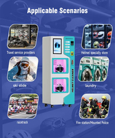 Machine automatique de lavage et de désinfection de casques avec système de paiement par QR code