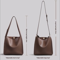 Sac à main tendance de luxe pour femme avec logo personnalisé, sac fourre-tout rétro en cuir véritable, sac bandoulière en gros pour femme