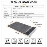 Panneau décoratif en PVC imitation marbre, résistant à l'humidité, imperméable et anti-UV, alternative au marbre pour les murs