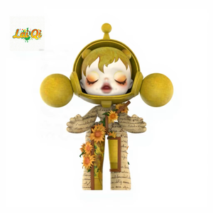 Gran oferta 100% Original POPMART <span class=keywords><strong>MEGA</strong></span> SKULLPANDA 400% Van Gogh Museum Sunflowers Series Action Art Make juguete coleccionable para niñas - Product Image 1