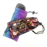 Pochette à cordon personnalisée en microfibre douce pour lunettes et téléphone avec logo imprimé 2026