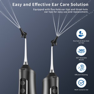 Limpiador de riego eléctrico alimentado por agua Dispositivo de lavadora Kit de herramientas de eliminación de cera de oído - Product Image 3
