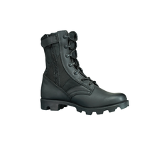 Bottes tactiques OEM ODM à fermeture éclair, bottes de jungle noires, tissu Oxford 900D, chaussures en caoutchouc moulé