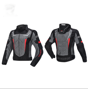 Giacca da Moto in Rete per Uomo e Donna, Abbigliamento Protettivo Traspirante con Protezione per il Collo, Tuta da Corsa Antiurto - Product Image 1
