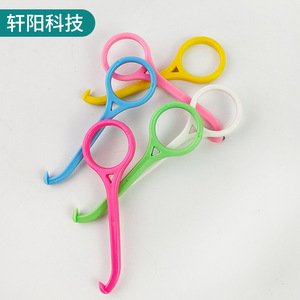 Dispositif de retrait des attaches orthodontiques, crochet orthodontique portable pour adultes, manuel, à usage unique, blanc, vert, bleu, jaune, rose, rose clair - Product Image 2