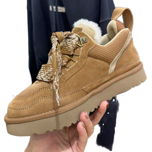 รองเท้าบูทหิมะสำหรับผู้หญิงยุโรป ฤดูใบไม้ร่วง/ฤดูหนาว คุณภาพสูง กันน้ำ กันลื่น อุ่น นุ่ม สวมใส่สบาย - Product Image 1