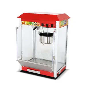 Mesin Popcorn bioskop untuk penggunaan baja tahan karat komersial harga grosir mesin pembuat jagung Pop Mini mesin pembuat Popcorn