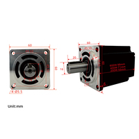 Moteur synchrone à aimant permanent sans balais, petit moteur AC 220V, régulation de vitesse 3000 tr/min, contrôleur sans balais positif et négatif
