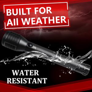 Không thấm nước tầm xa đèn pin an ninh công suất cao <span class=keywords><strong>Torch</strong></span> ánh sáng Sạc <span class=keywords><strong>Geepas</strong></span> Đèn Pin Nhôm LED Đèn - Product Image 5