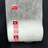 Sac filtrant en maille non tissée en fibre de maïs PLA écologique avec étiquette - Filtre compostable triangulaire pour thé en vrac
