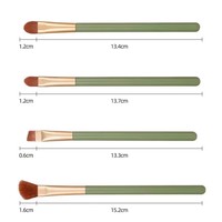 Kit de Maquillage Yeux 6 Pièces Format Voyage Marque Blanche – Comprend Correcteur, Gloss Lèvres, Eyeliner Camouflage, Pinceau Éventail et Cils