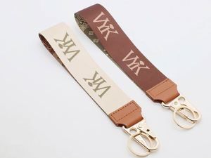 Custom Corporate Event Gift Double Side Sublimation Printing Short <b>Lanyards</b> Gold Metal Hook Keychain <b>Lanyard</b> - Product Image 2
