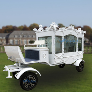 Cercueil électrique blanc pour transport funéraire spécial, chariot funéraire, voiture-cercueil personnalisée à vendre - Product Image 1