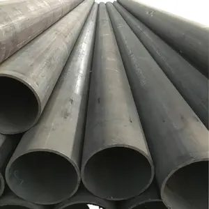 DN 80/ DN100 Pipeline tuyau en acier sans soudure sch40 extérieur noir époxy peint à l'intérieur blanc