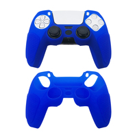 Coque de protection en silicone antidérapante avec protection contre les chutes et la poussière pour manette PS5 Dualsense, compatible avec la charge