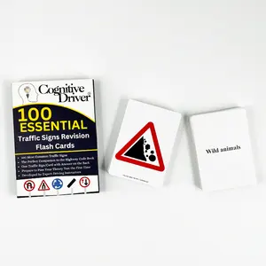 Free Sample Custom Logo Printing Kids Learning Flash Card Game English Math Education Memory Card Game