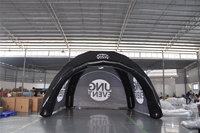 Tente gonflable 2025 Offre Spéciale Camping, auvent gonflable, tente avec portes amovibles