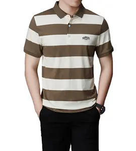 G-SDQL 인기 제품 2023 남성 의류 자수 로고 패턴 폴로 T 셔츠 남성 코튼 스판덱스 고품질 폴로 셔츠