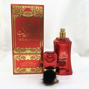 Perfume OUD AL TURAS Rojo Brillante Festivo Misterioso de Oriente Medio, Dubai, Temperamento Árabe Femenino, Colgante de Peluche - Product Image 4