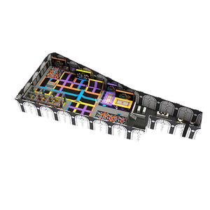 Lieu irrégulier avec Trampoline Jump Park Ninja Course - Product Image 1