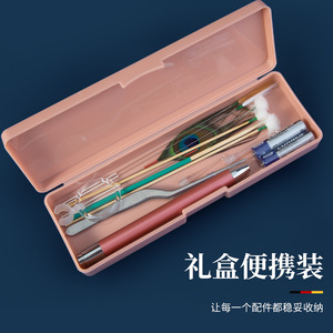 แท่งขนนกยูงสีเงินสำหรับทำความสะอาดหูและผ่อนคลาย - Product Image 5